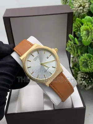 Casio Leather Watch for Men