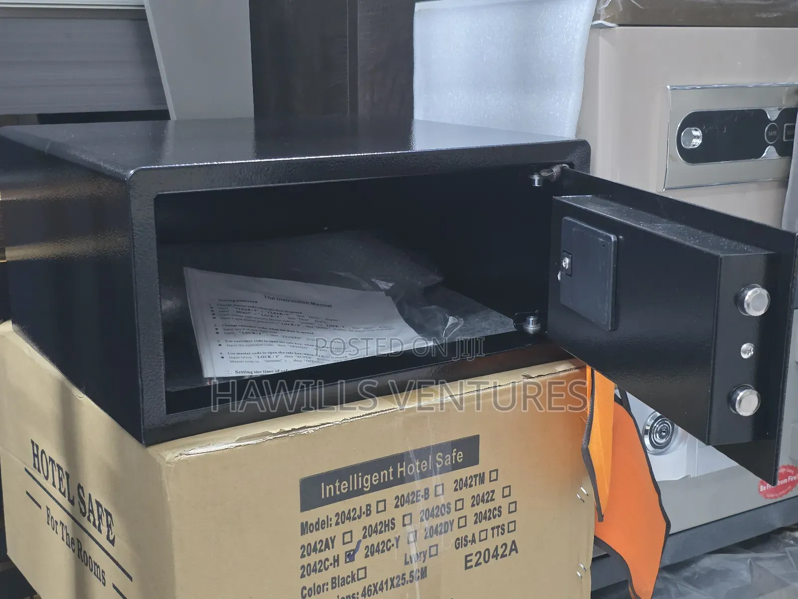 Electronic Hotel Safebox Designed For Gust Rooms (H46*41*25.5cm)