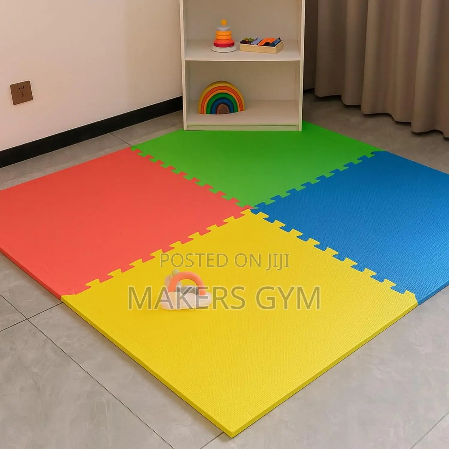 Foam Floor Mats – Soft Tiles for Gym, Home, Garage, Yoga, Kids