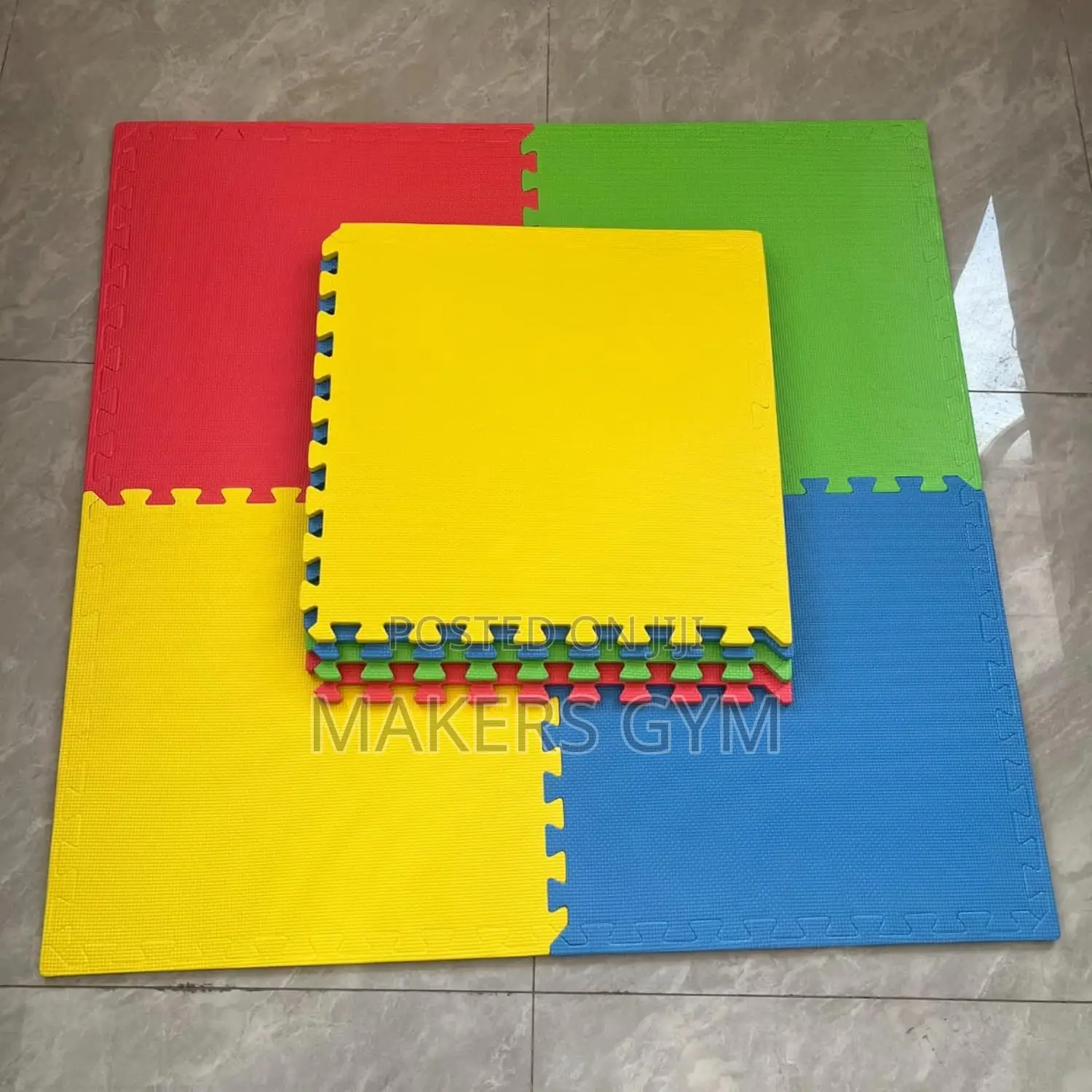 Foam Floor Mats – Soft Tiles for Gym, Home, Garage, Yoga, Kids