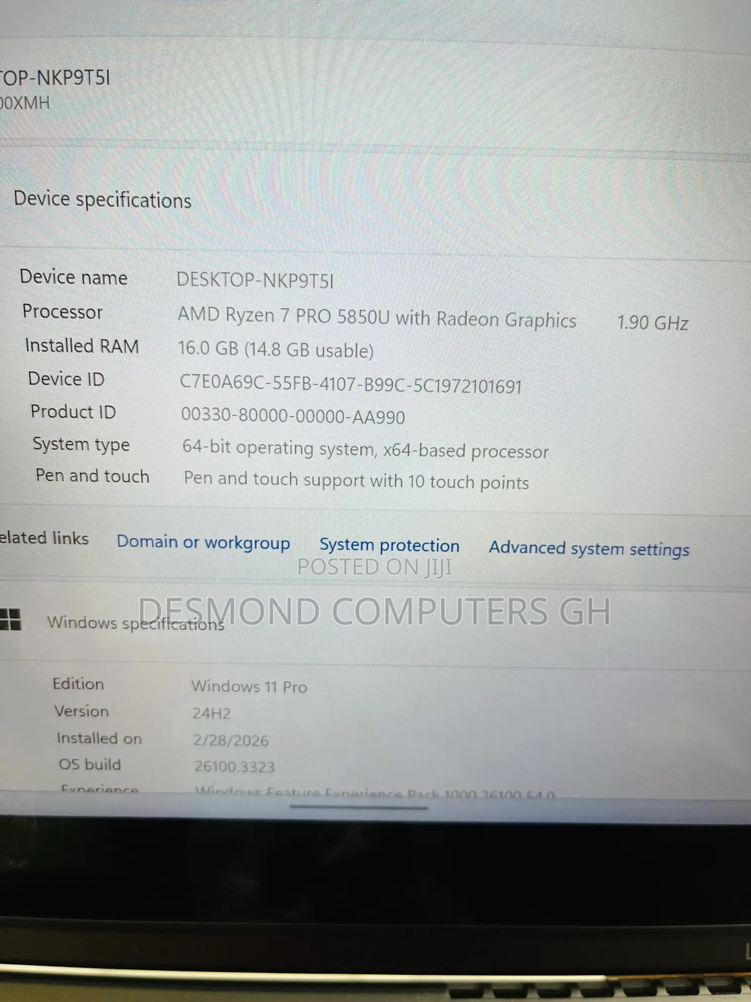 Laptop Lenovo ThinkPad L13 Yoga 16GB AMD Ryzen 7 SSD 256GB