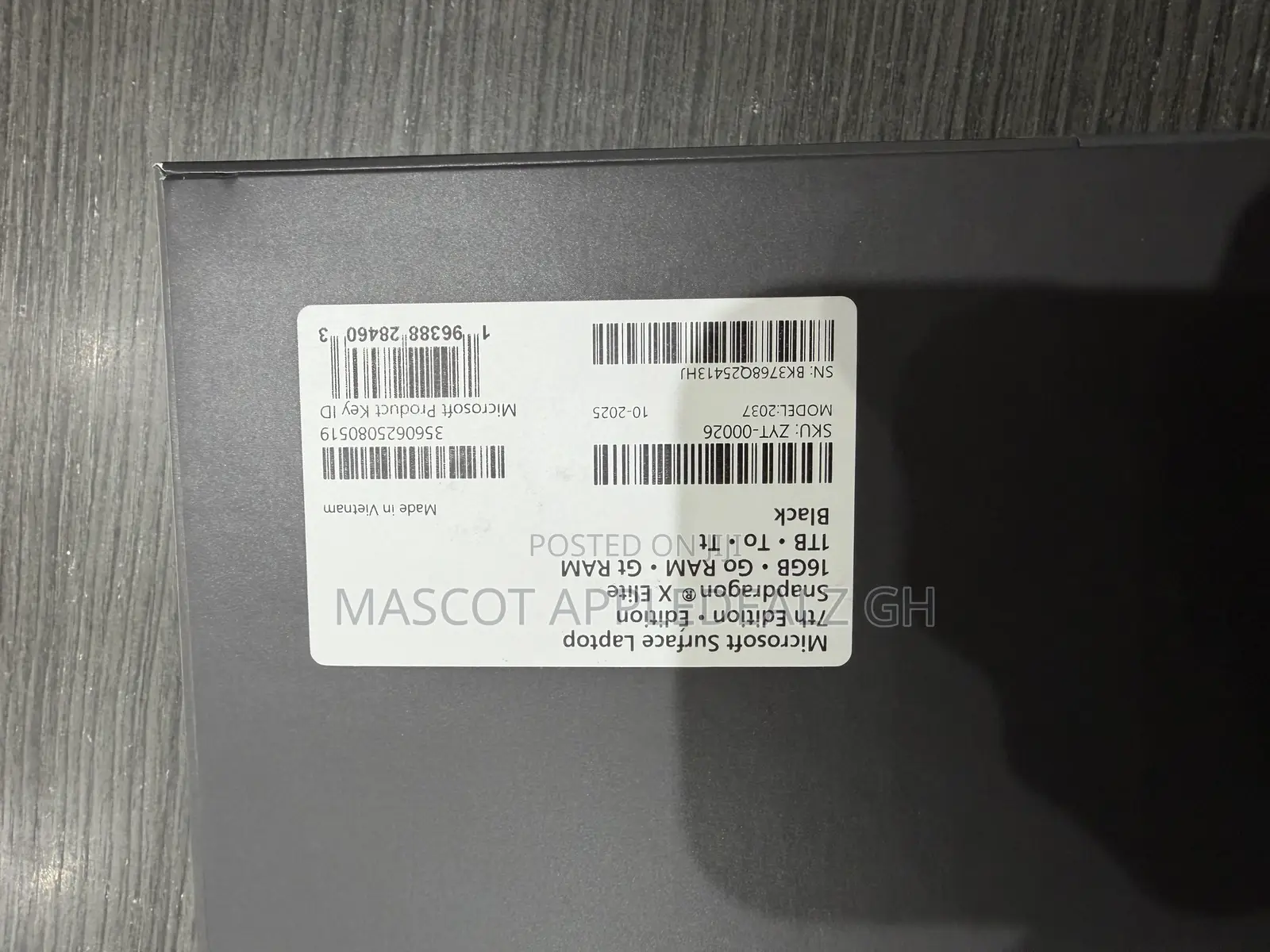 New Microsoft Surface Laptop 7 16GB Qualcomm Snapdragon X Elite SSD 1T