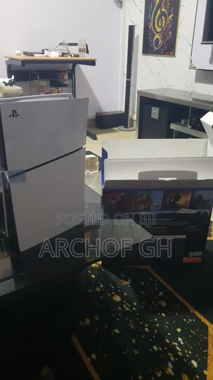 Playstation 5 Slim With One Controllers and Games