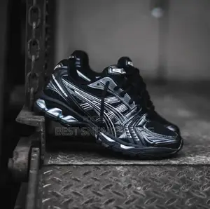 Asics Gel-Kayano 14 Black Pure Silver