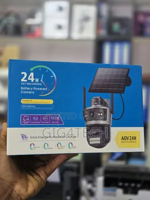 Aov 4g Solar-Powered 360° PTZ Smart Security Camera