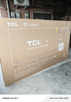 TCL 98" Qled(98p8k) Smart Satellite Digital Led TV