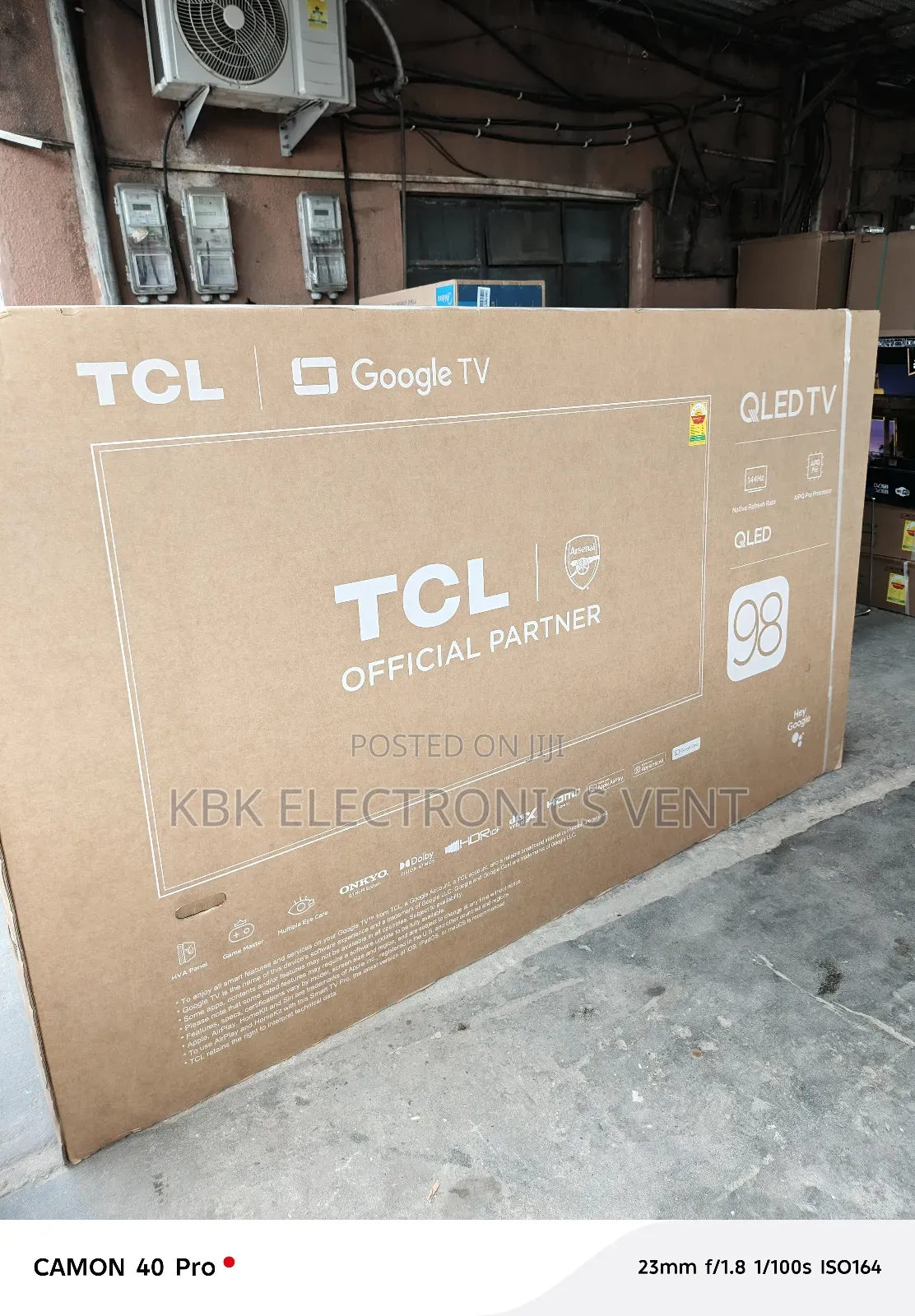 TCL 98" Qled(98p8k) Smart Satellite Digital Led TV