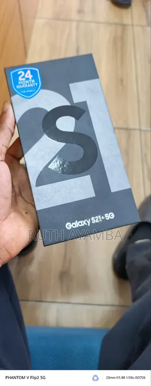 New Samsung Galaxy S21+ 5G 128 GB Black