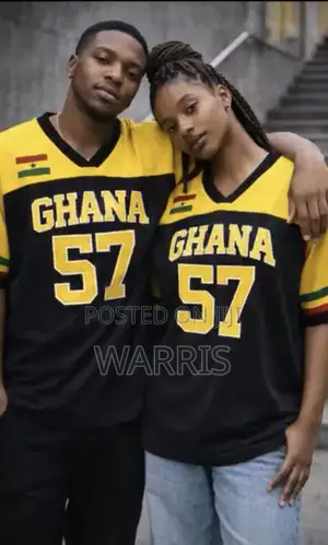 Ghana Diaspora Heritage Jersey Heavyweight 100% Cotton