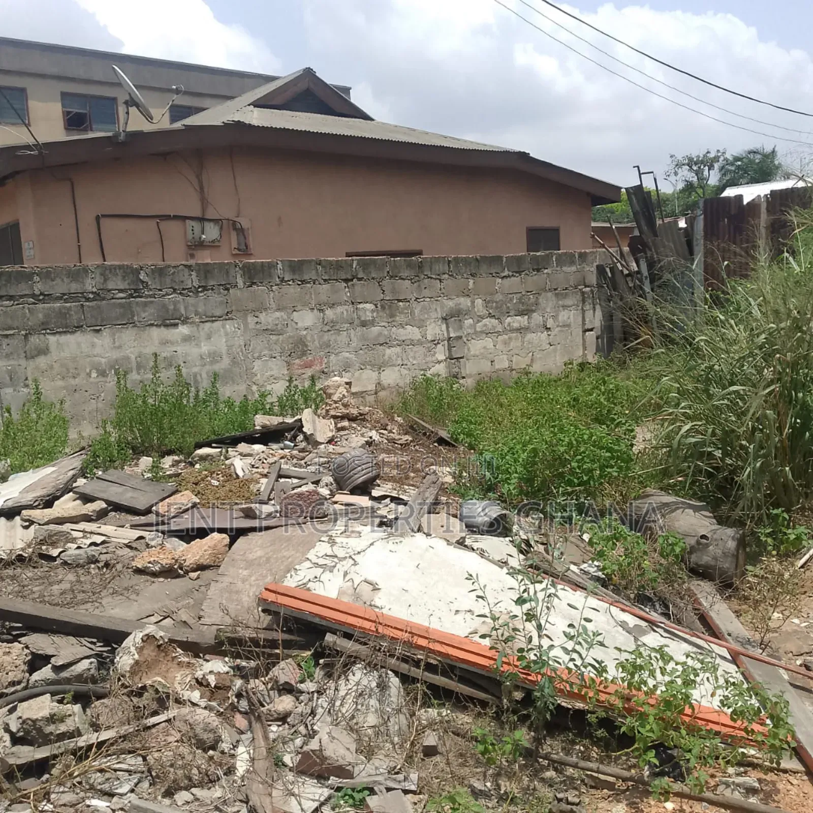Quater Plot of Land for Sale at Adabraka