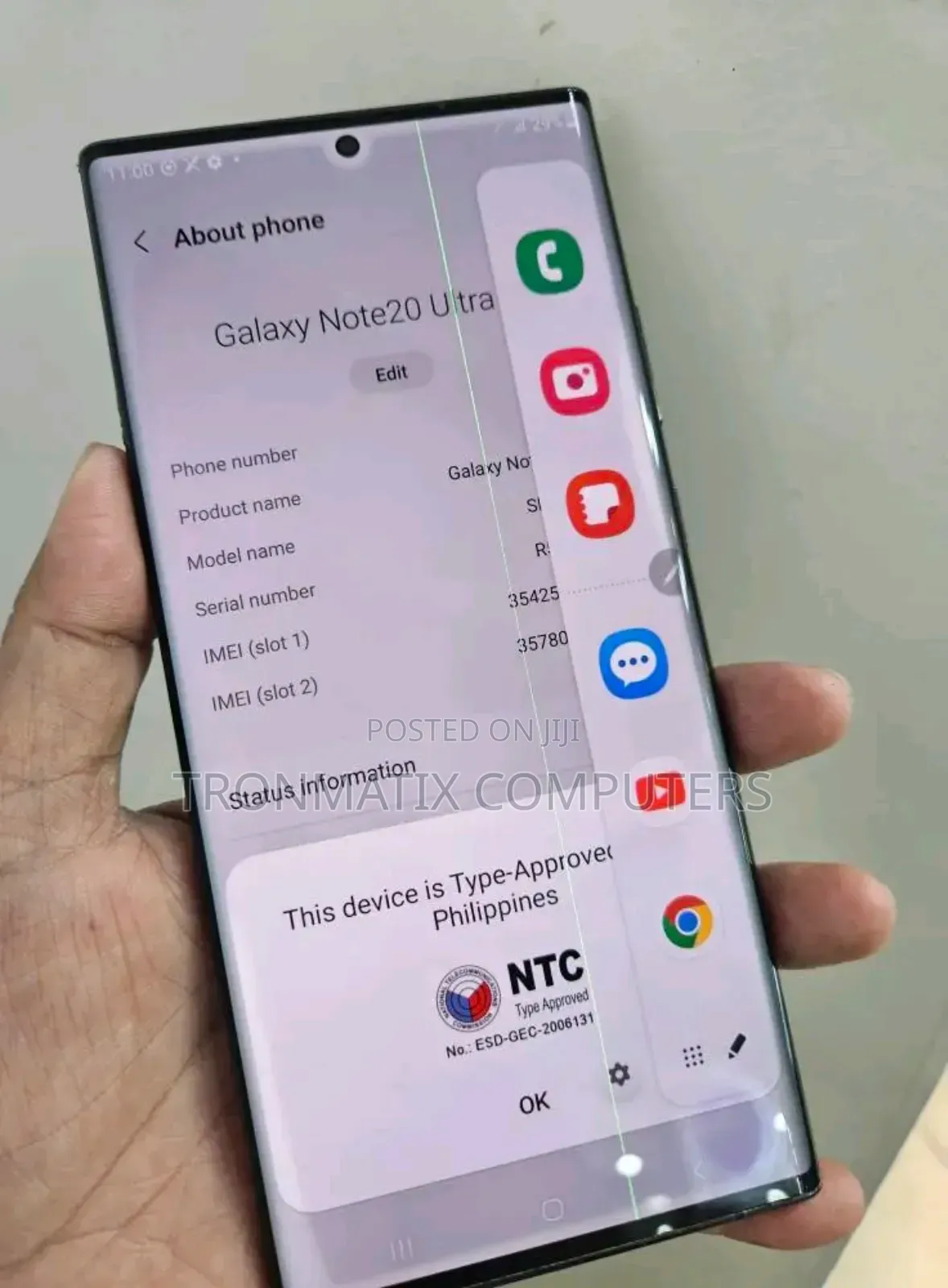 New Samsung Galaxy Note 20 Ultra 5G 512 GB Black