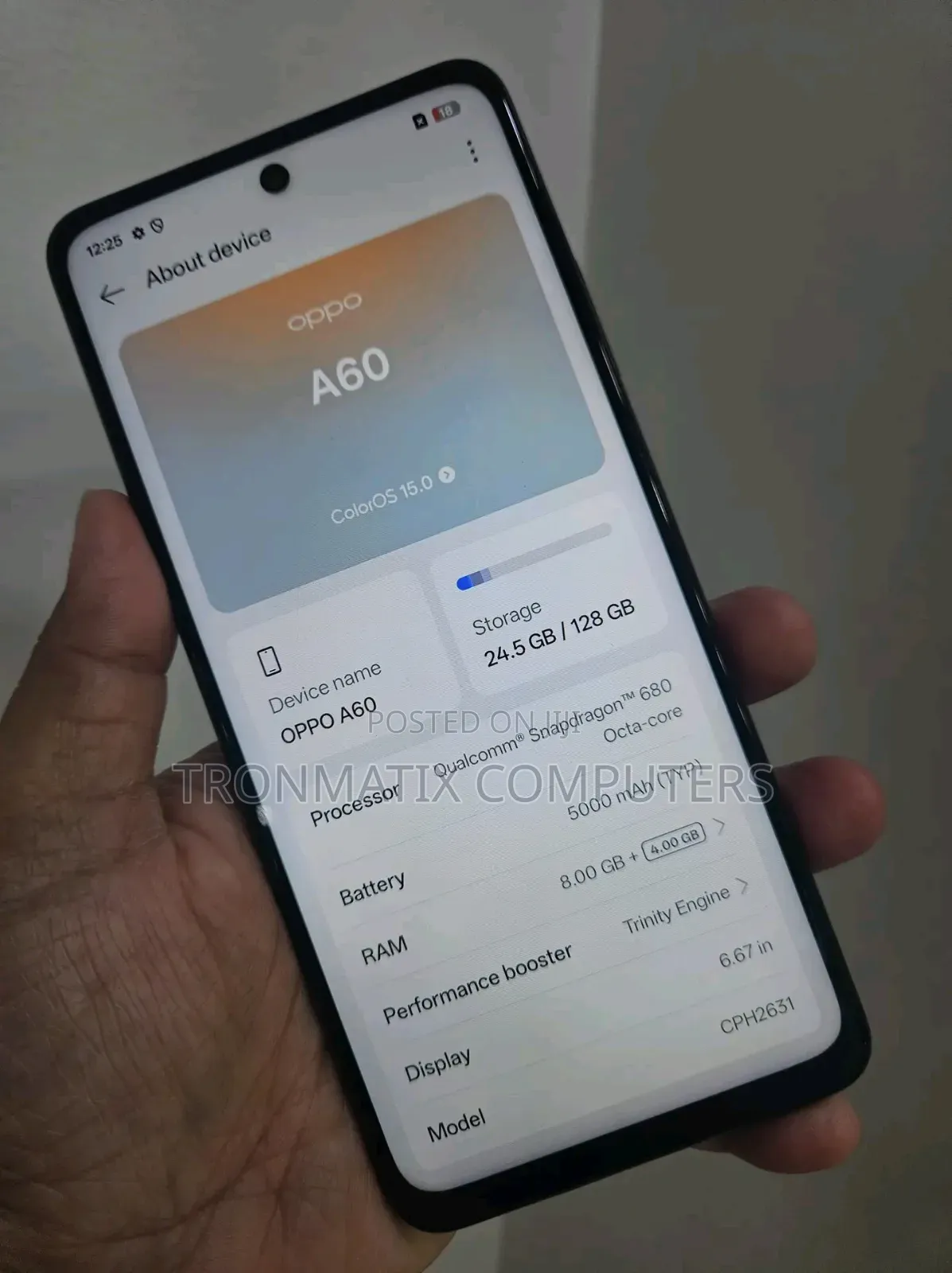 Oppo A60 128 GB Black