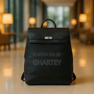 Two Tone Genuine Quality Canvas Leather Bagpack