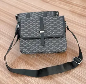 Goyard Style Monogram Black Crossbody Bag – Sleek Everyday Companion