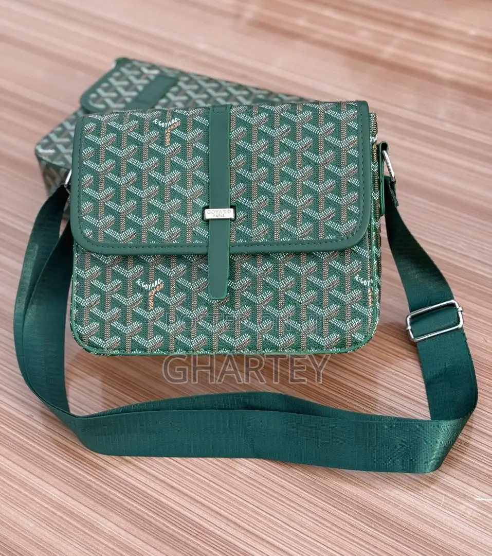 Goyard Style Monogram Black Crossbody Bag – Sleek Everyday Companion