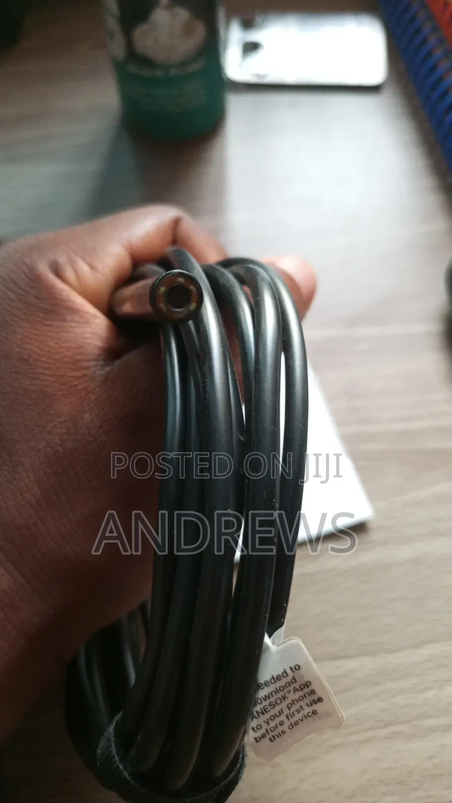 Anesok Hd Industrial Endoscope Inspection Camera – With Led Lights