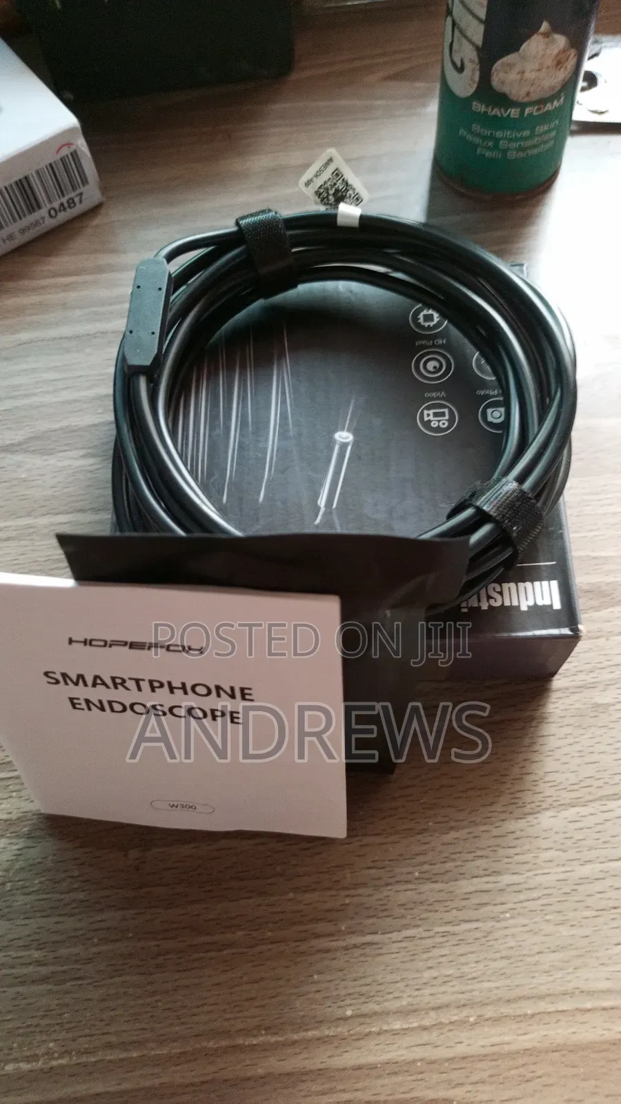 Anesok Hd Industrial Endoscope Inspection Camera – With Led Lights