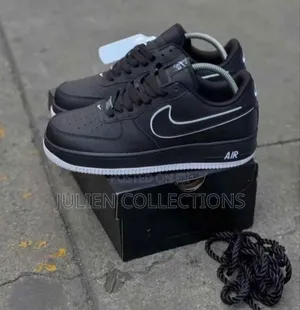 Nike Air Force 1 Leather Og Blackwhite