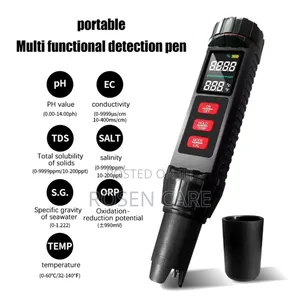 7-in-1 Ph Meter, Tds, Ec, Salt, Temps, S.G, Orp, Water Quality Tester