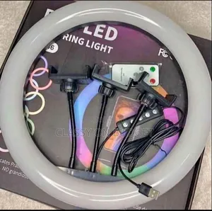 Rgb 22 Inches Ringlight With Tripod Stand