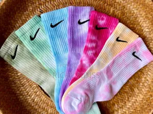 Tie-Dye Nike Socks (Green, Orange, Blue, Pink)