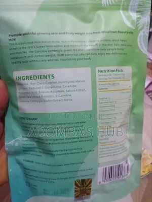 Wins Town Beauty Slim Milk Melon Drink For Weight Loss And Skin Glow