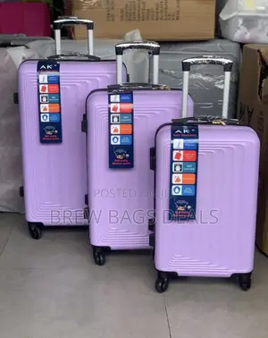Quality Ak 3set Fiber Anticrack Traveling Bag.