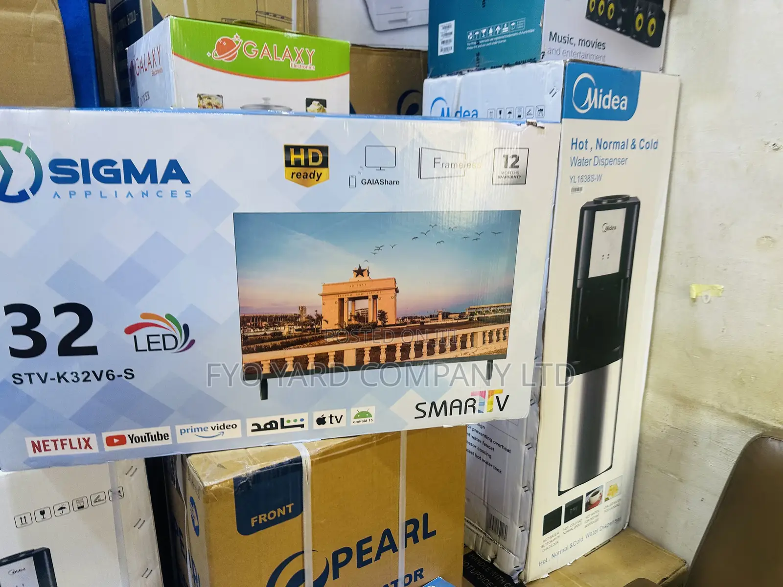 Original New Inbox Sigma 32 Andriod Smart FHD Digital Date Tv
