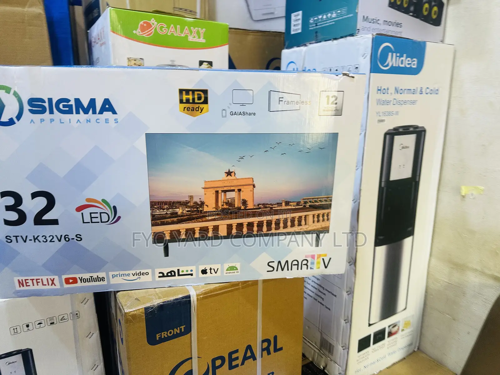 Original New Inbox Sigma 32 Andriod Smart FHD Digital Date Tv