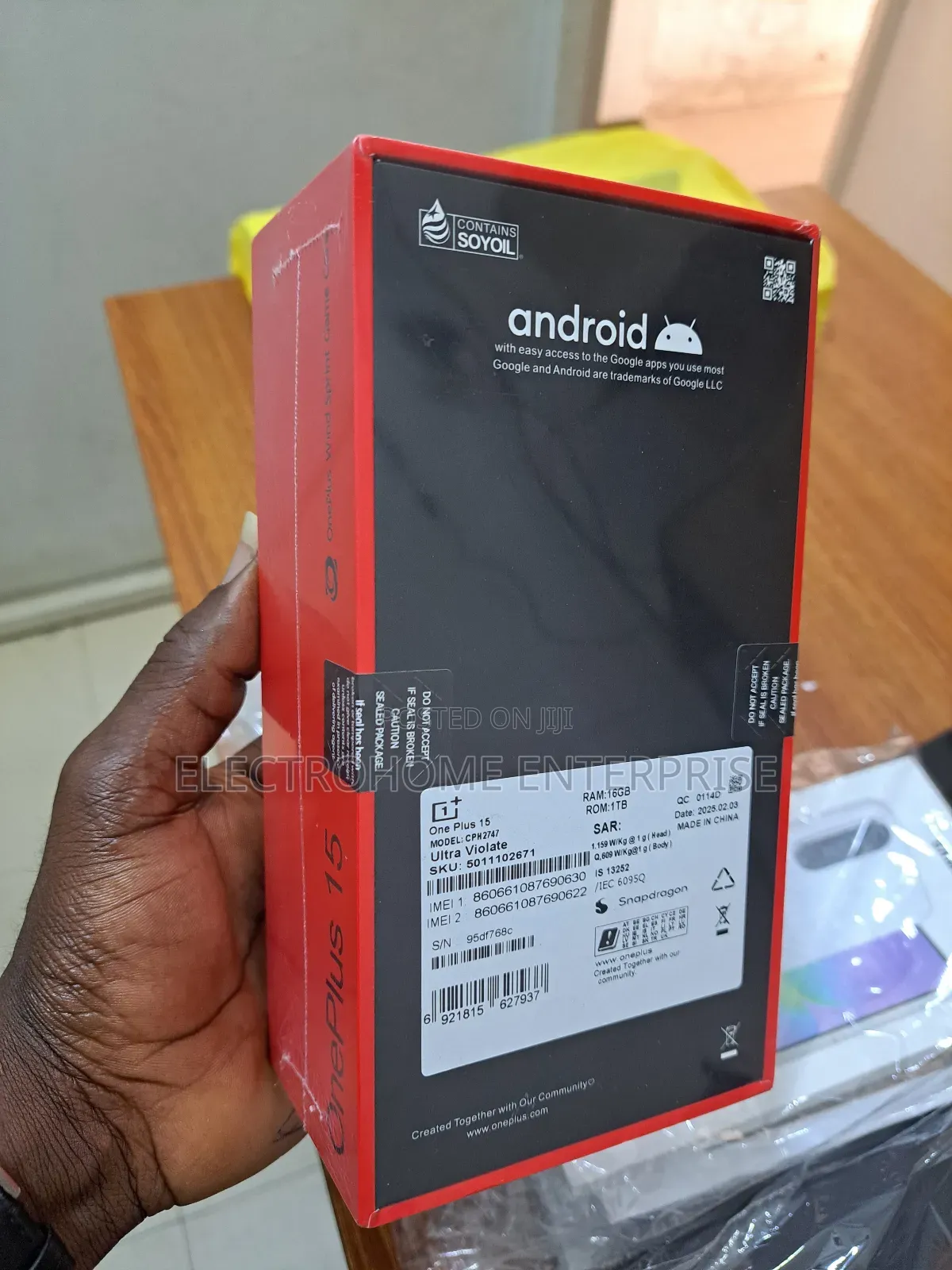New OnePlus 15 1 TB Rose Gold