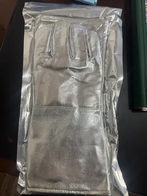 Heat Resistant Aluminised Gloves - 16" Length.