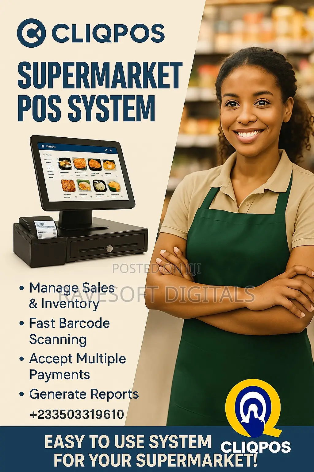 Cliqpos Standard Retail Bundle – Complete Pos System