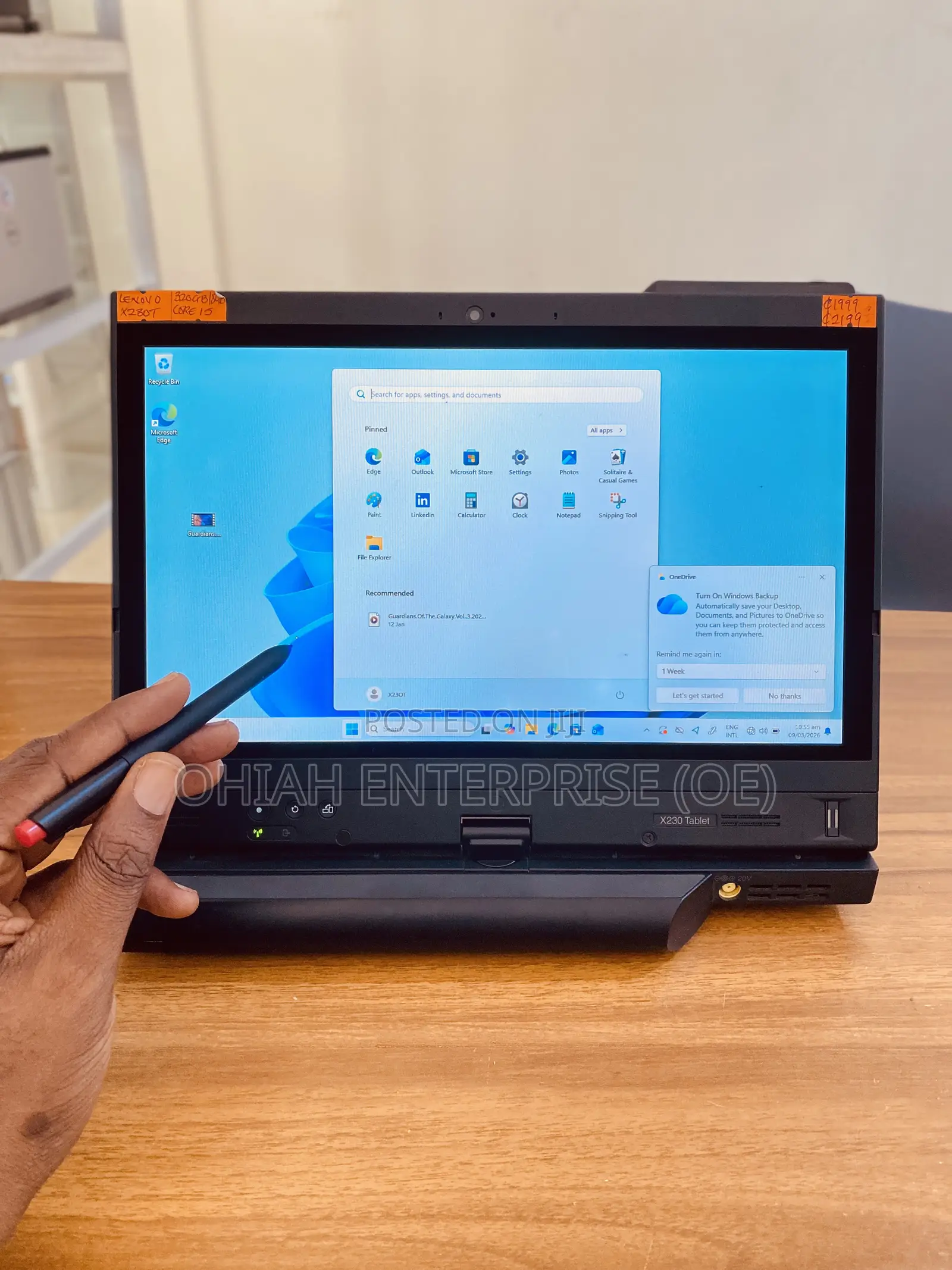 Laptop Lenovo ThinkPad X230t 4GB Intel Core i5 HDD 320GB