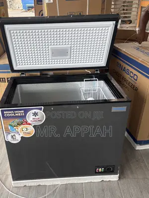 Eco-Friendly Nasco Nas-200fl Single Door Freezer(150l)Dark Gray 