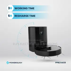 Powerology 4000mah Robot Vacuum Cleaner