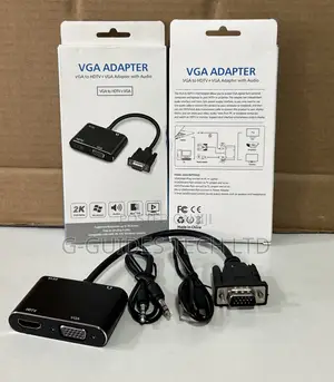 Vga to Hdmi + Vga With Audio Adapter or Converter