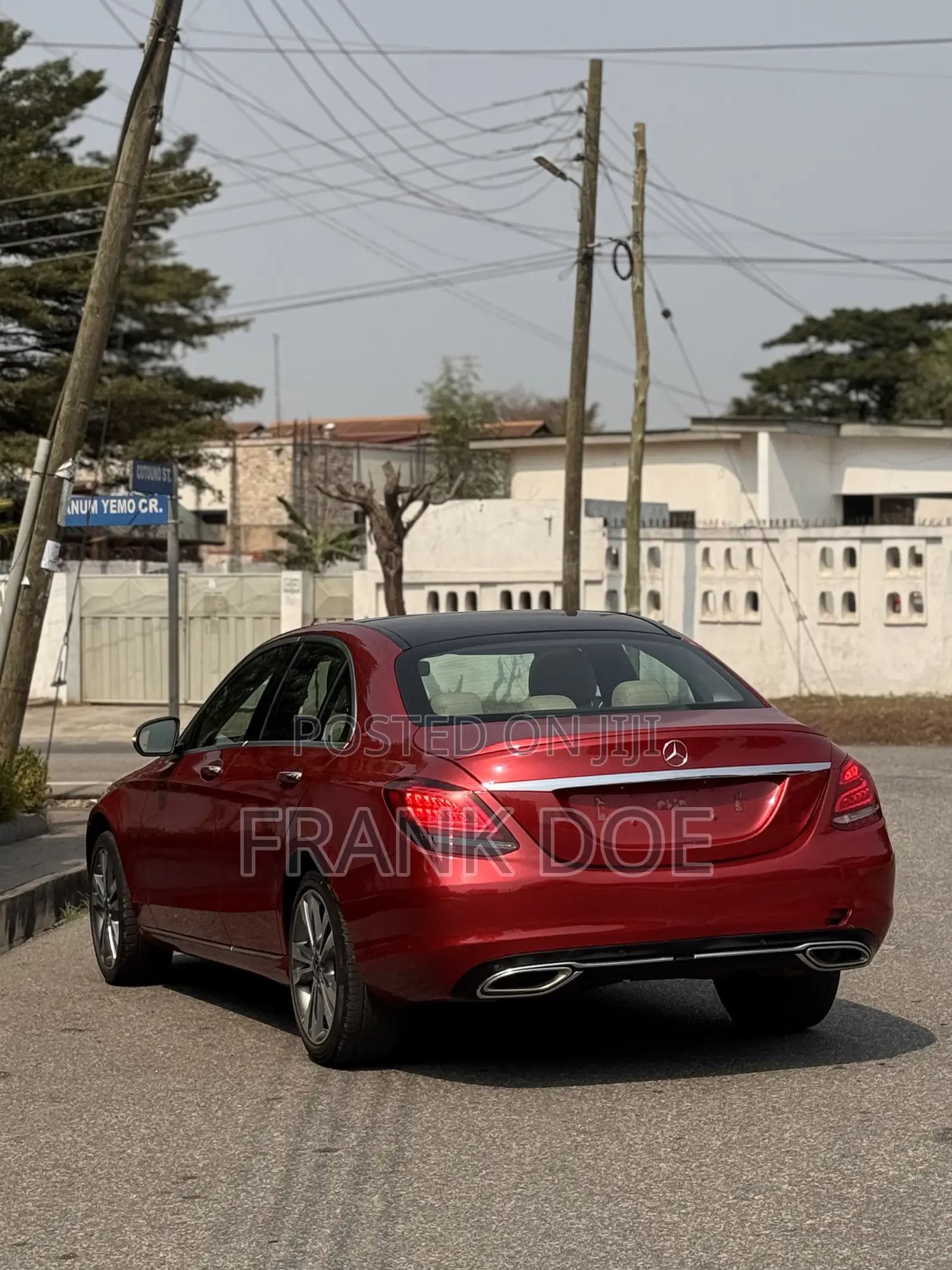 Mercedes-Benz C300 2020 Red