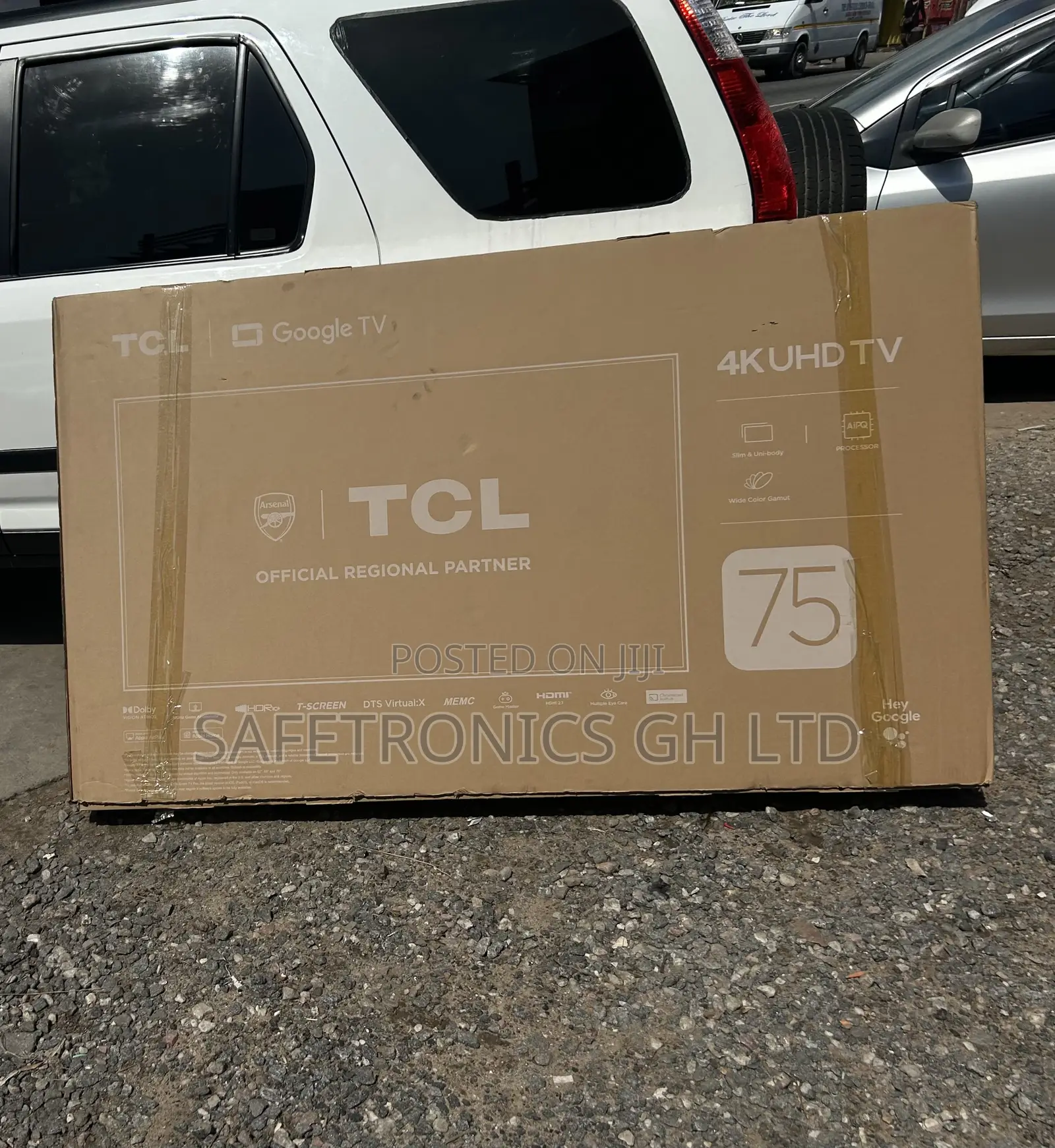 High Reliable 75 Inch Smart Uhd Android TCL P755 Frameless Tv 