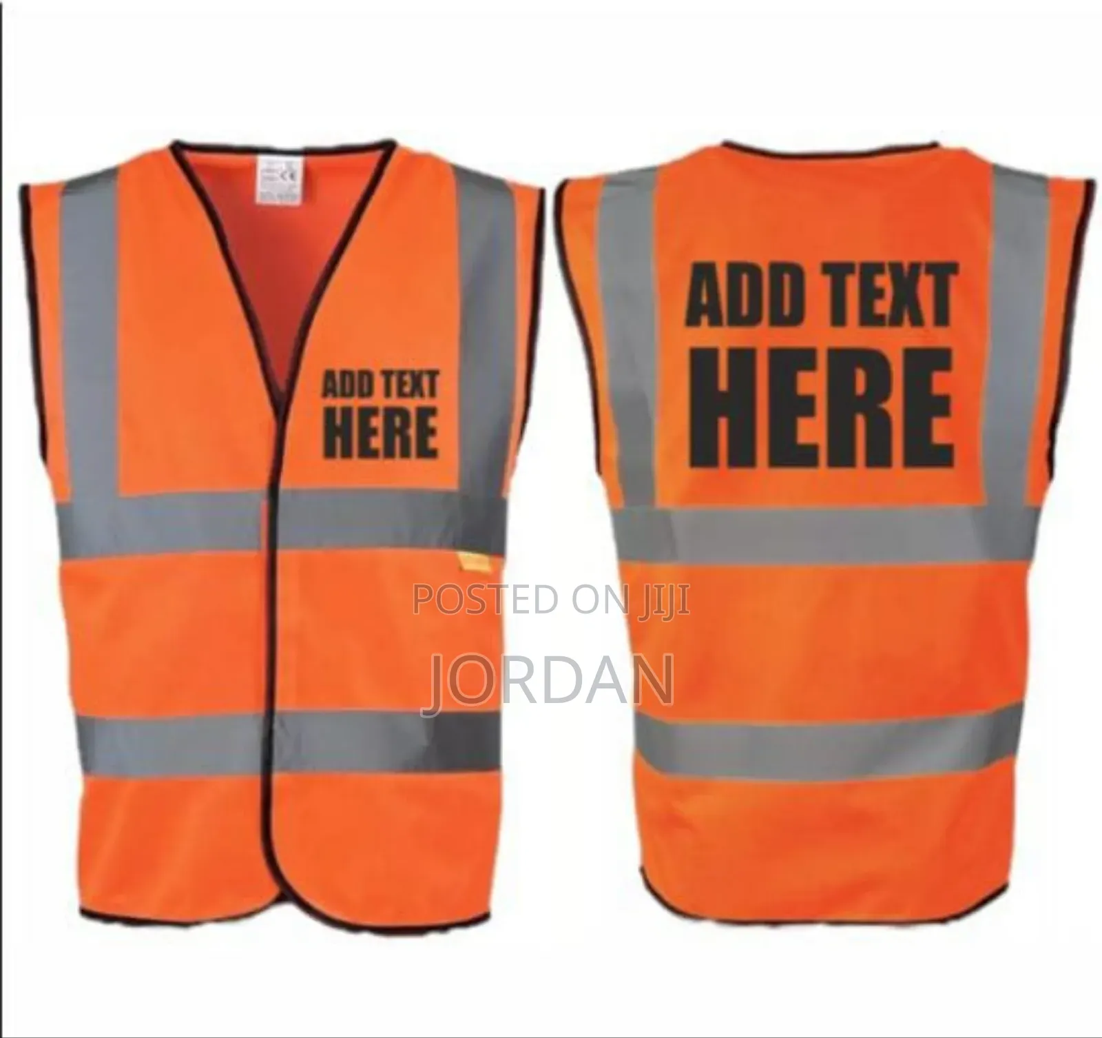 Reflective Vest With Your Own Printed Logo