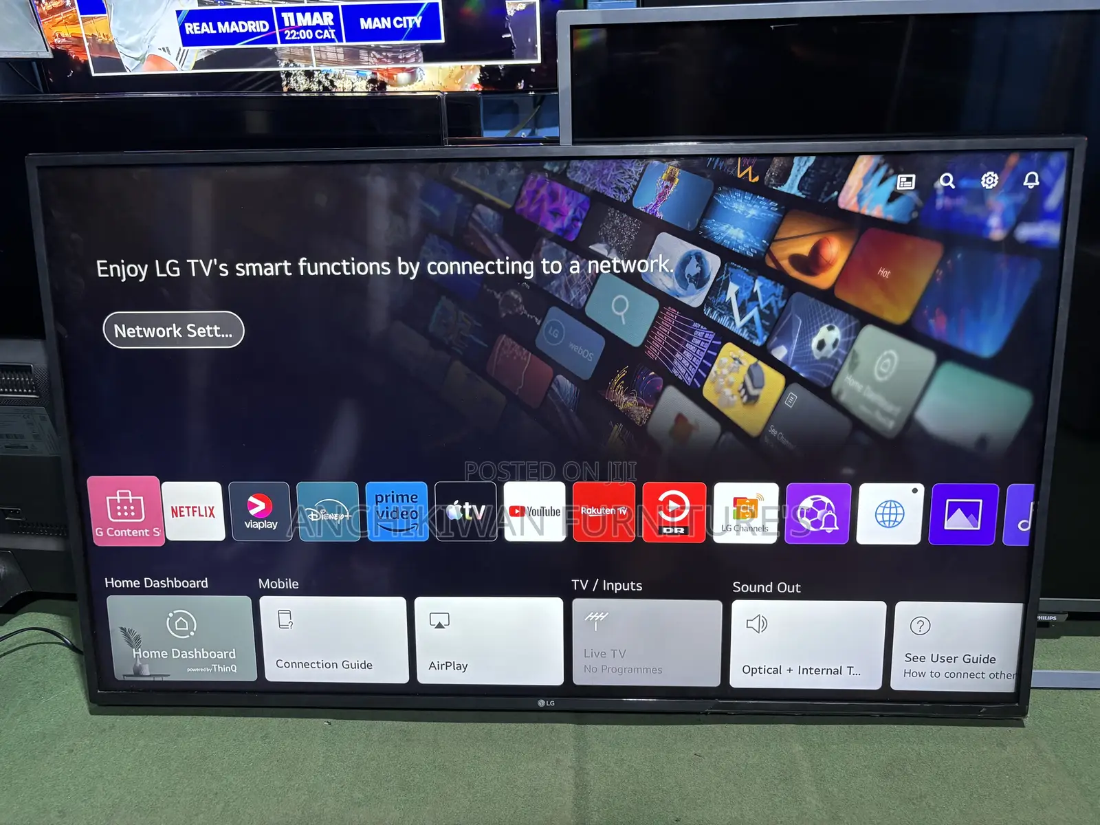Lg 50 Inc Smart Dashboard Webos,Bluetooth,Digital Satellite Tv