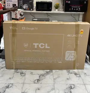 Smart Crystal TCL 75 Inch Uhd Android Frameless P755 Tv