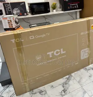 Smart Crystal TCL 75 Inch Uhd Android Frameless P755 Tv
