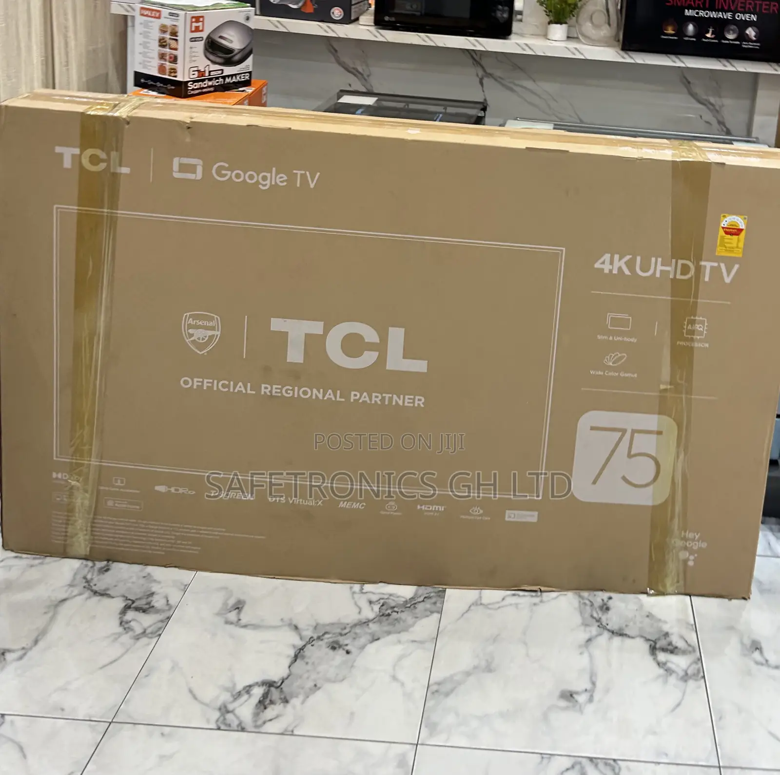 Trust Original 75 Inch Smart Uhd Android Frameless TCL P755 Tv