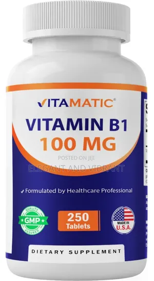 Vitamin B1 (As Thiamine Mononitrate) 100 Mg - 250 Tablets