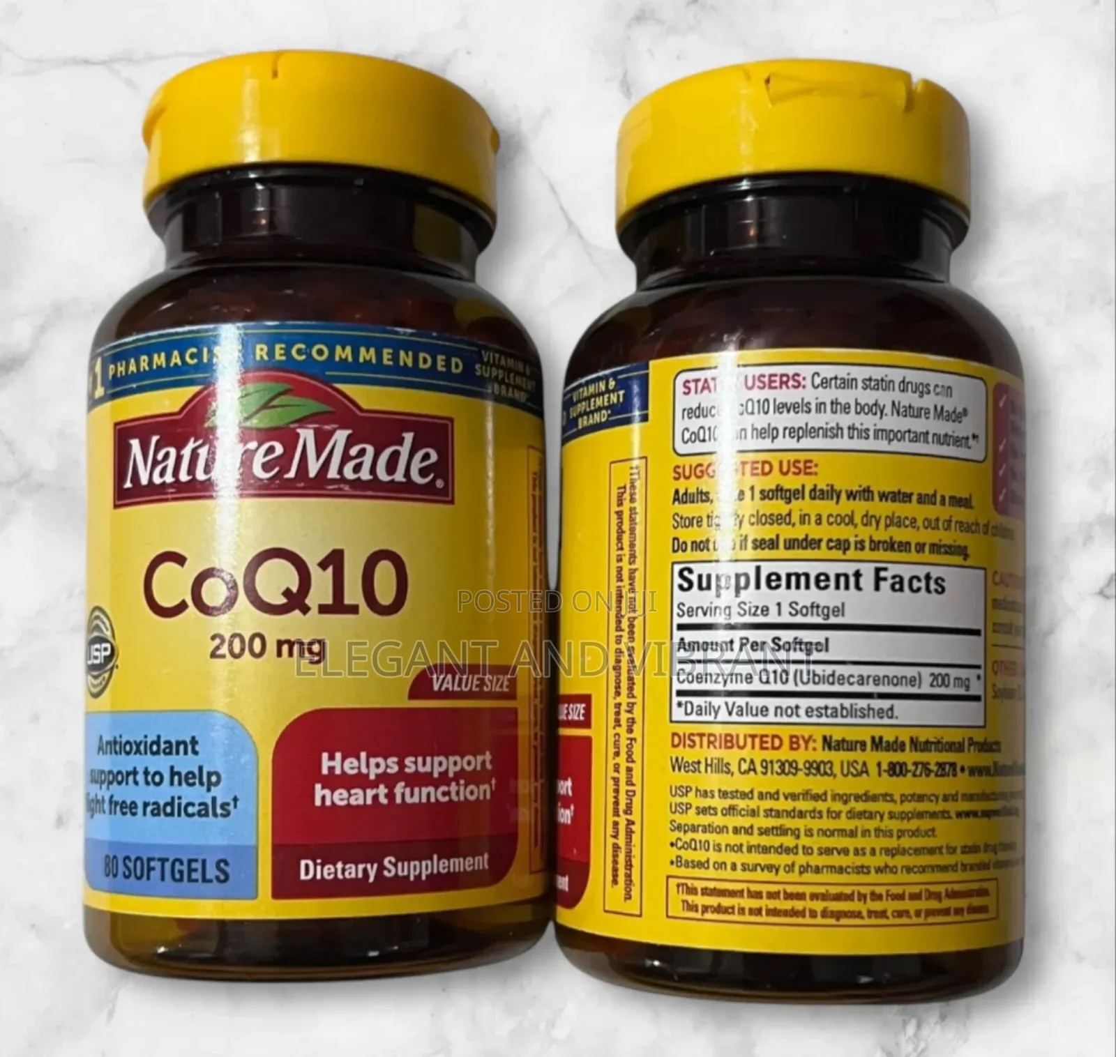 Coq10 200mg 80 Softgels