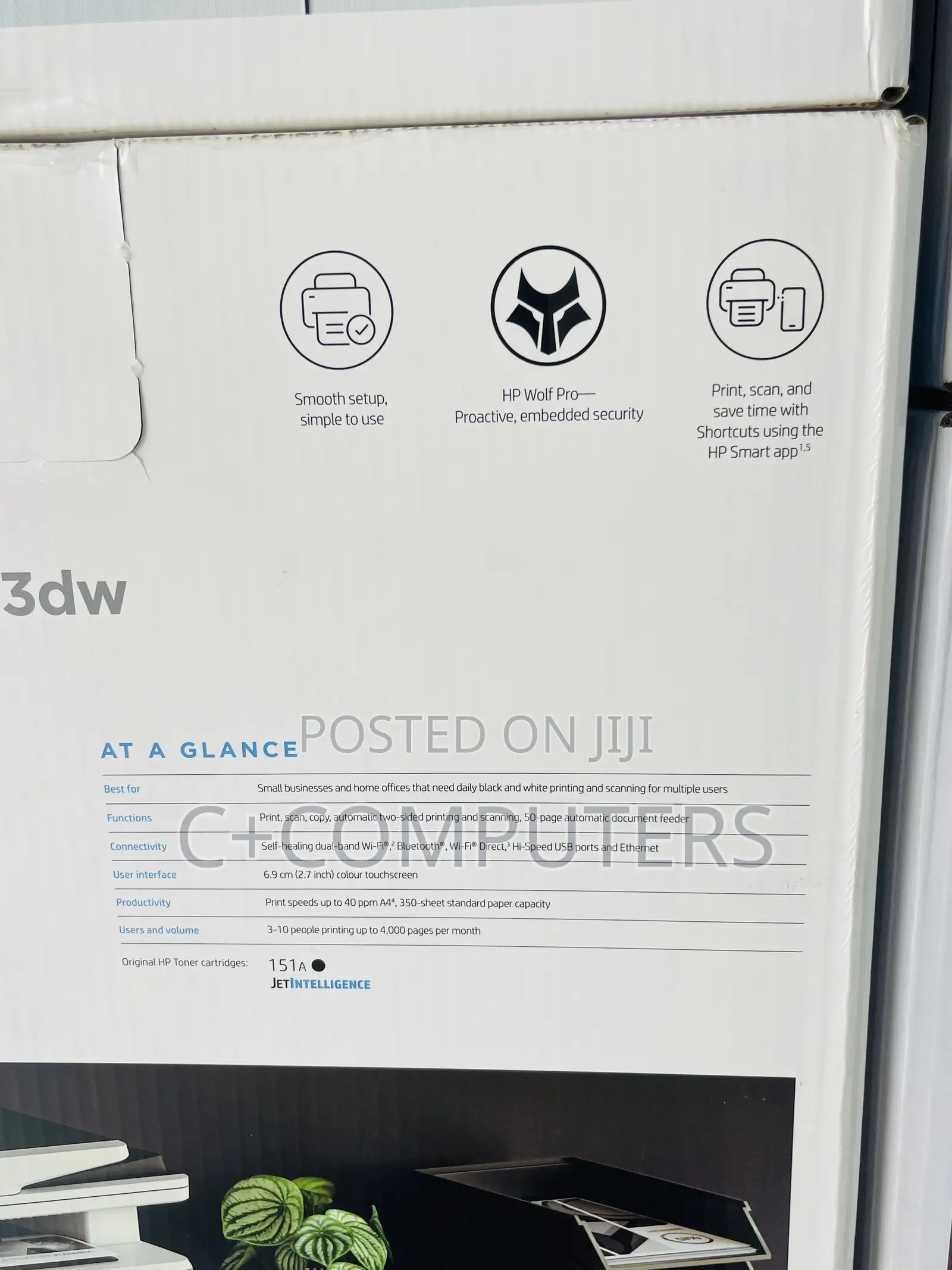 Hp Laserjet Pro MFP 4103dw 3-in-1 Printer