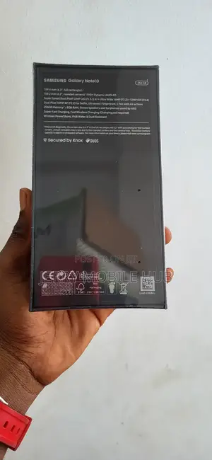 New Samsung Galaxy Note 10 5G 256 GB Black