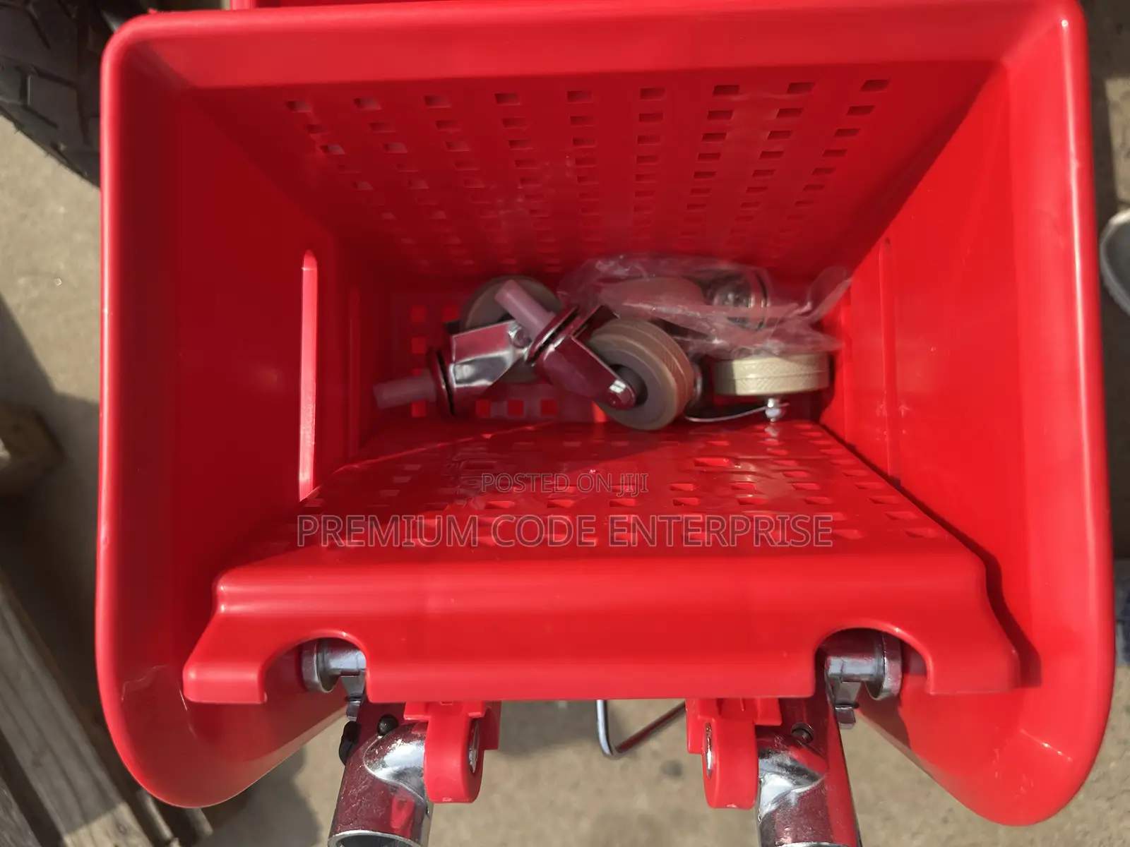 Industrial Mop Bucket, 20l- Red