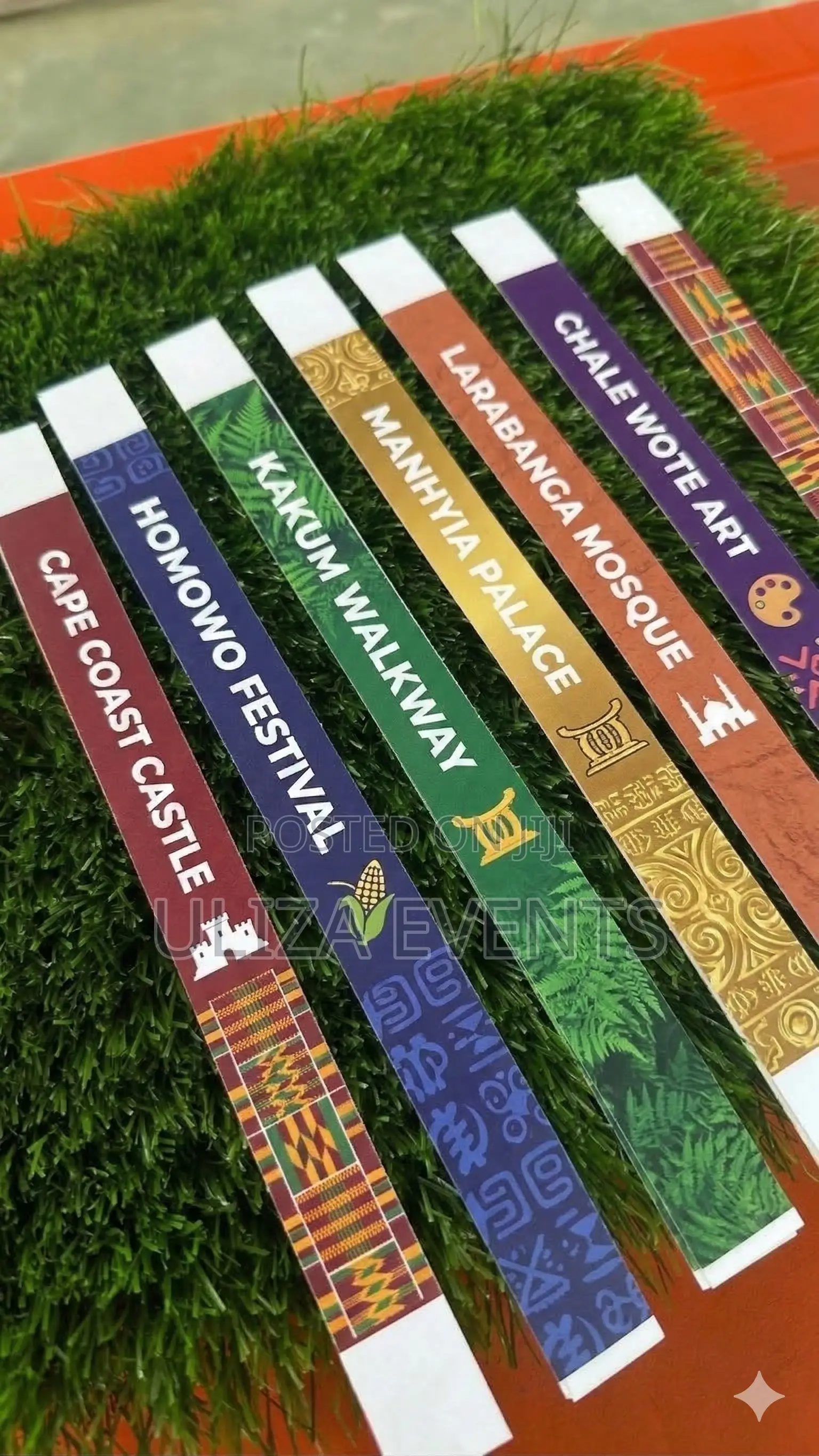 Full Color Paper Wristbands for Events