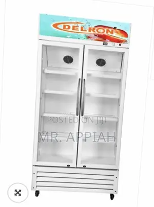 Durable and Affordable Delron 553liters 2 Door Electric Display Fridge